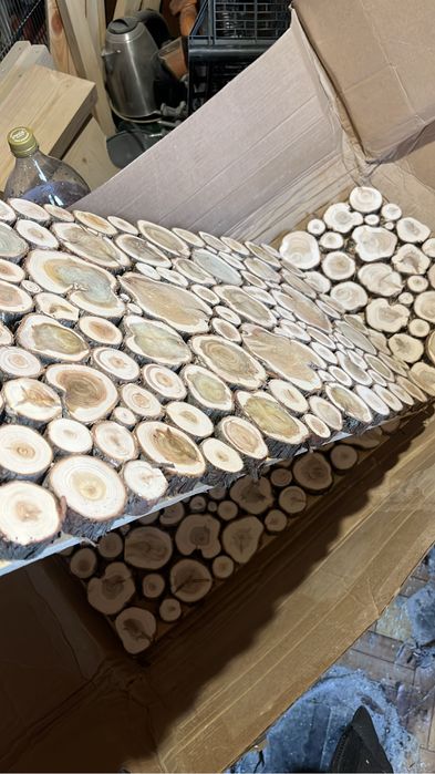 Панно из можжевельника