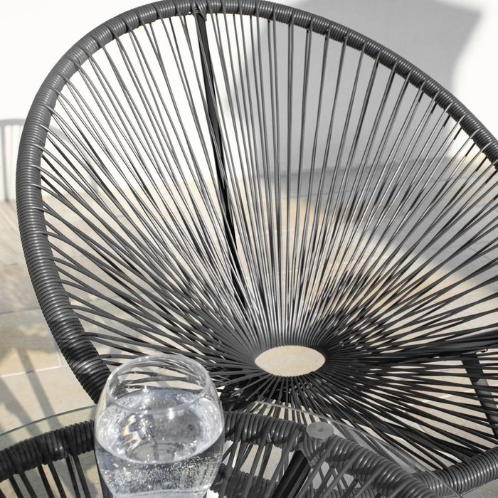 Луксозен Комплект Acapulco от Кафяв Ратан – За Балкон, Веранда и Гради