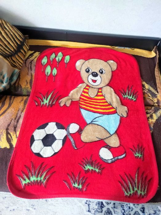 Одеяло детское синтетическое с рисунком