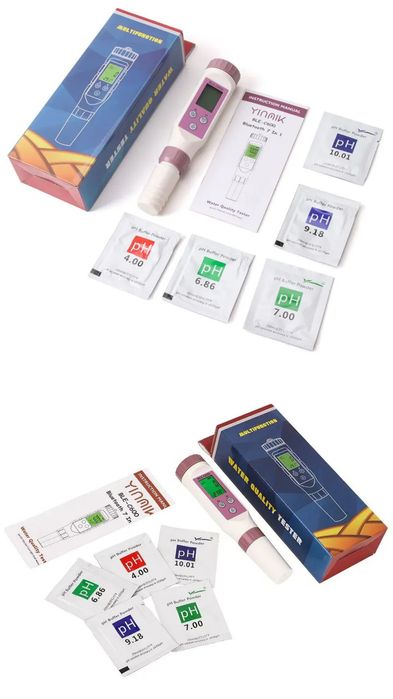 Smart Bluetooth Сув Анализатори BLE-C600 — PH/EC/TDS/SALT/ORP/S.G/TEMP
