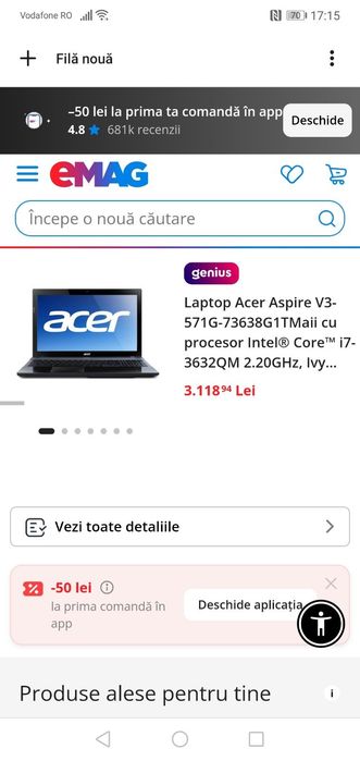 Laptop acer aspire