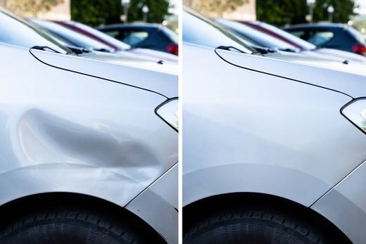 Выпрямление вмятин без покраски PDR