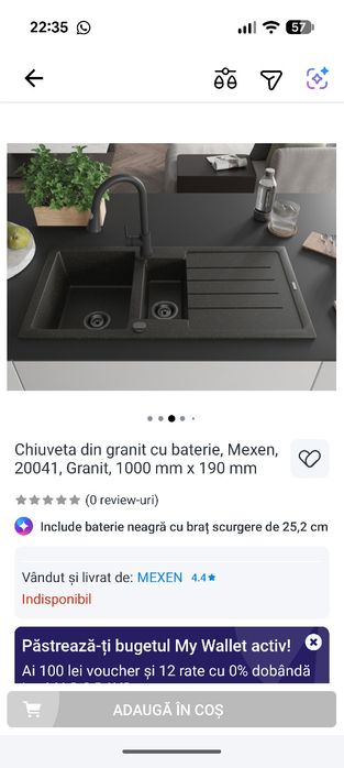 Chiuveta din granit Mexen