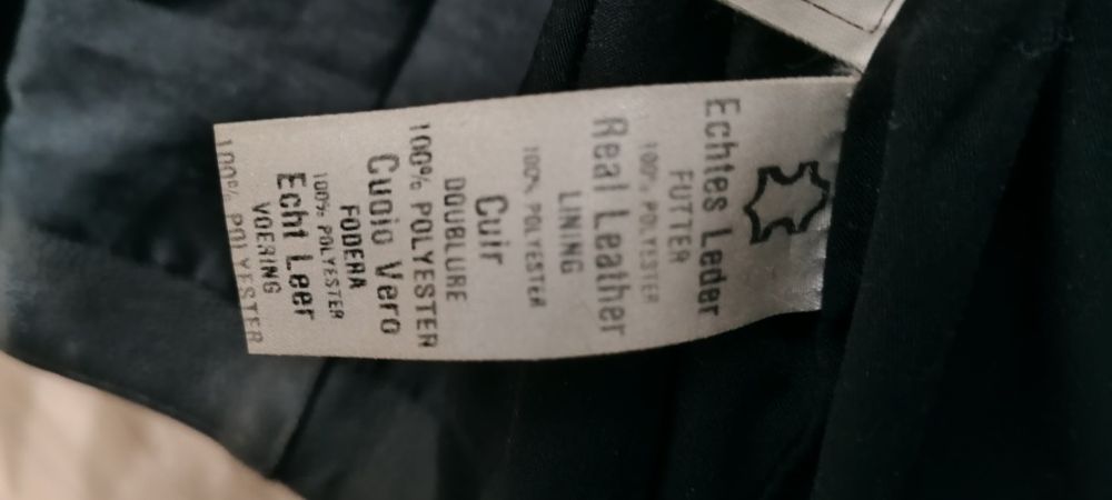 Geaca biker piele naturala groasa