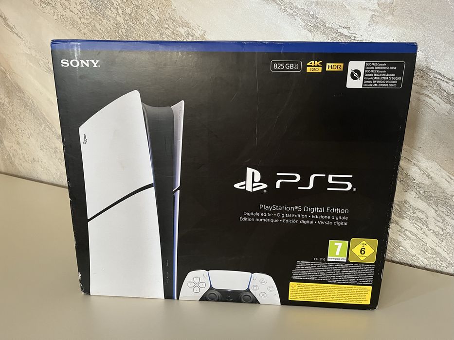 PlayStation 5 Slim Digital Edition 825GB – Nou, Sigilat – PS5