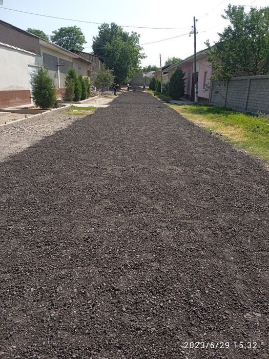 Asfalt xizmati Samarqand bo'ylab