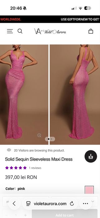 Vand rochie mega eleganta