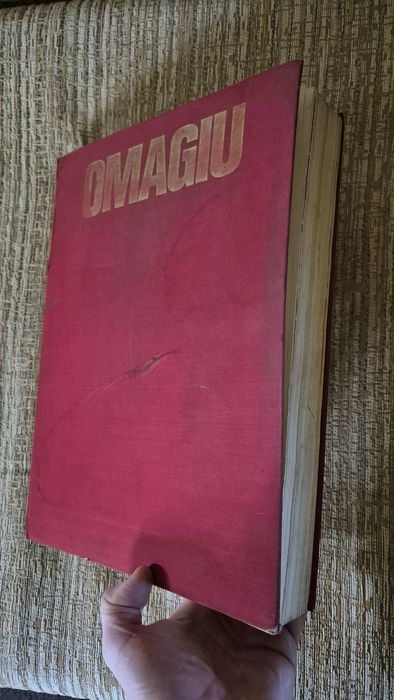 Carte veche românească perioada comunista Omagiu Nicolae Ceaușescu