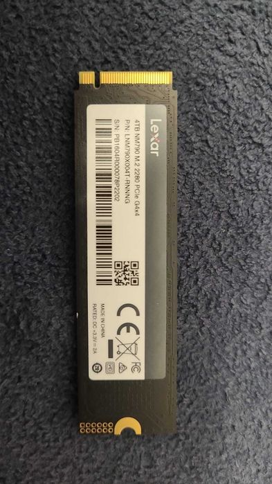 SSD Lexar NM790 de 4TB 2280 PCIeGen4x4  7400/6500MB/s