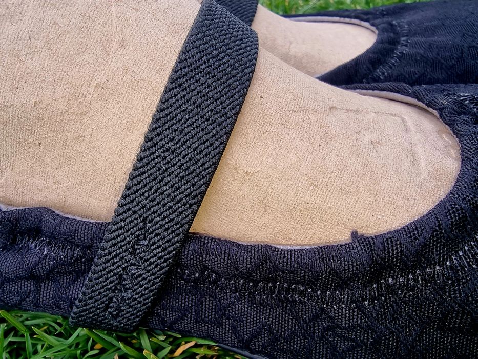 Balerini din canvas și piele DKNY