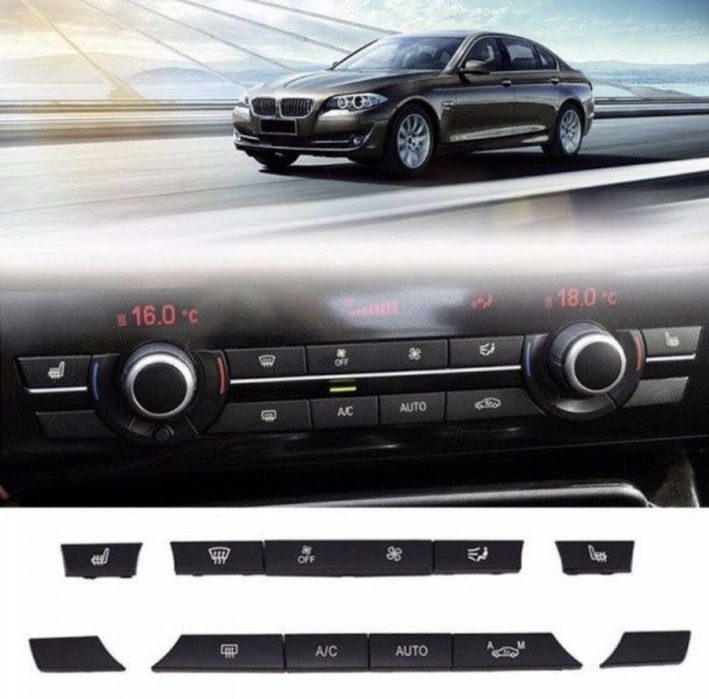 Set Butoane Buton panou clima AC Bmw Seria GT 5 7 F01 F10 F15 X5 X6