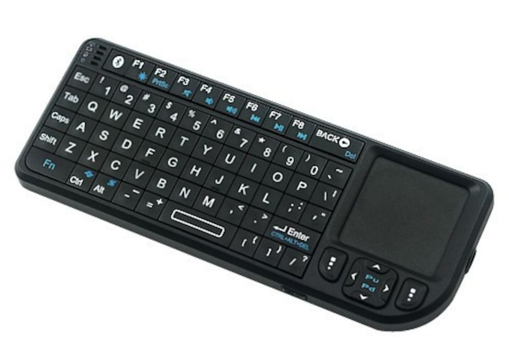 Мини безжична клавиатура с мишка и лазерна показалка