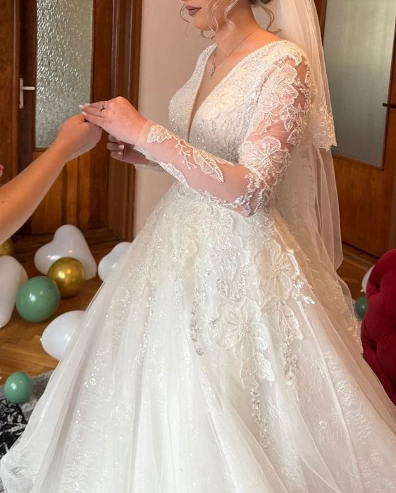 Rochie de mireasă tip prințesă
