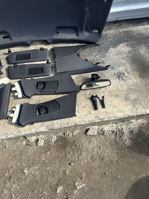 Комплект таван Sline черен Седан за Audi A4 B8  с огледало Ауд