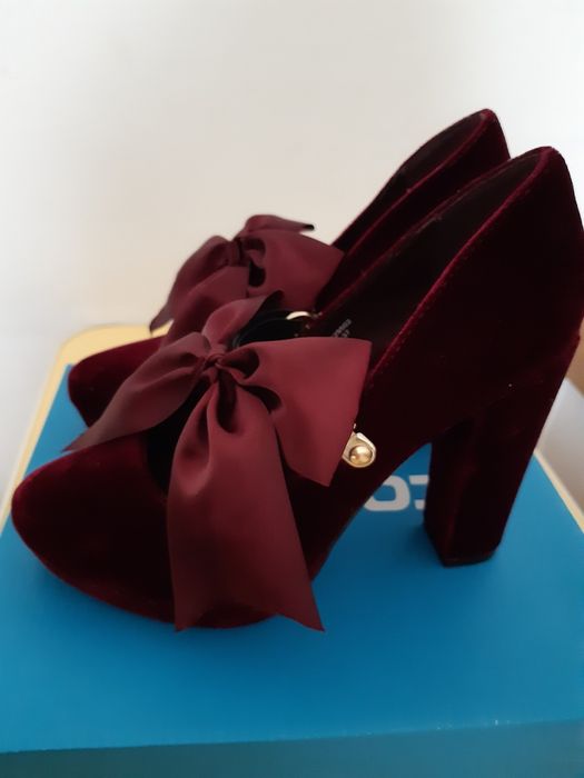 Pantofi catifea dama 37