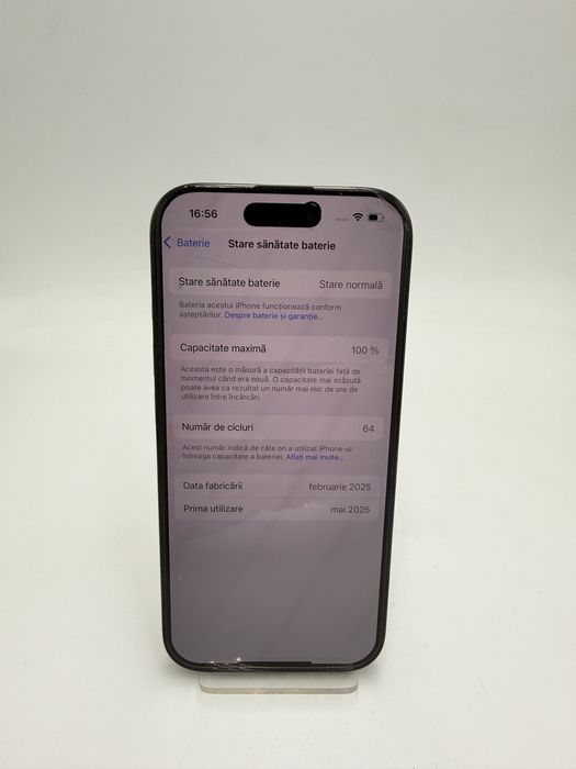 Iphone 16 PRO 128GB / 100 Baterie Cod 2921