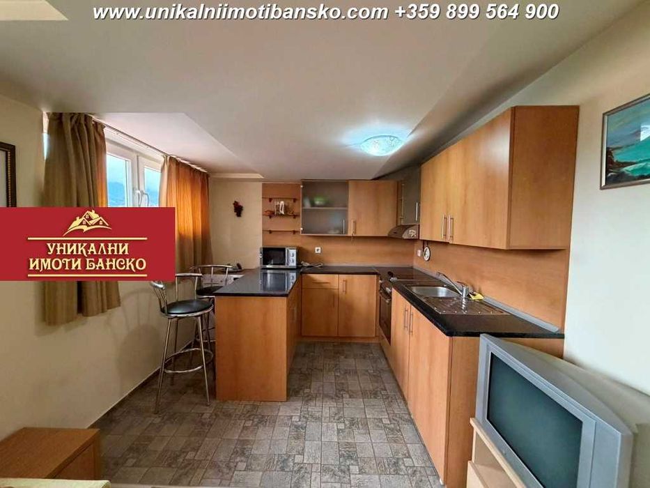 На 5 минути пеша от центъра! Едностаен апартамент за продажба в Банско
