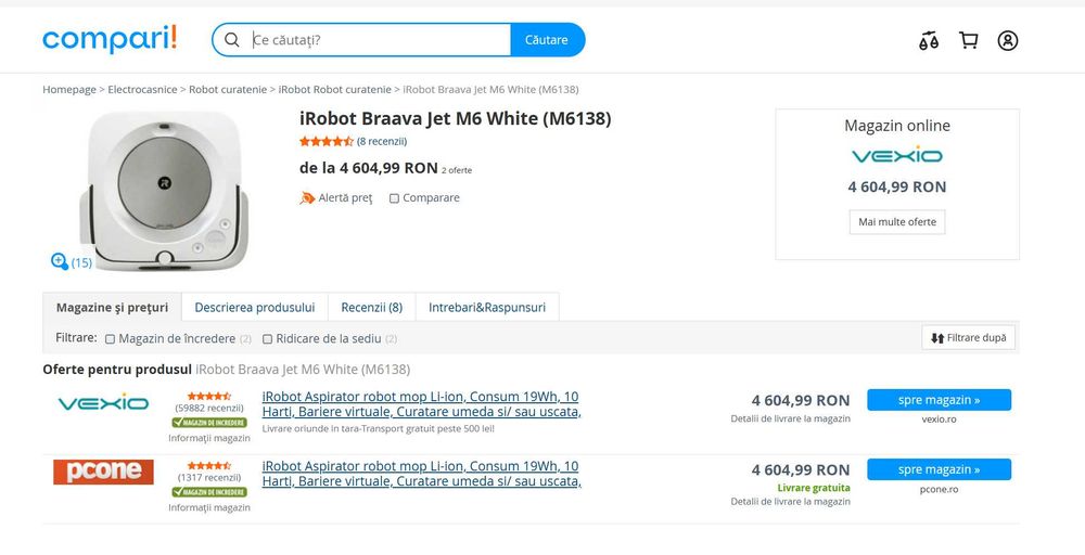 Robot mop Irobot Braava Jet m6 (m6138)