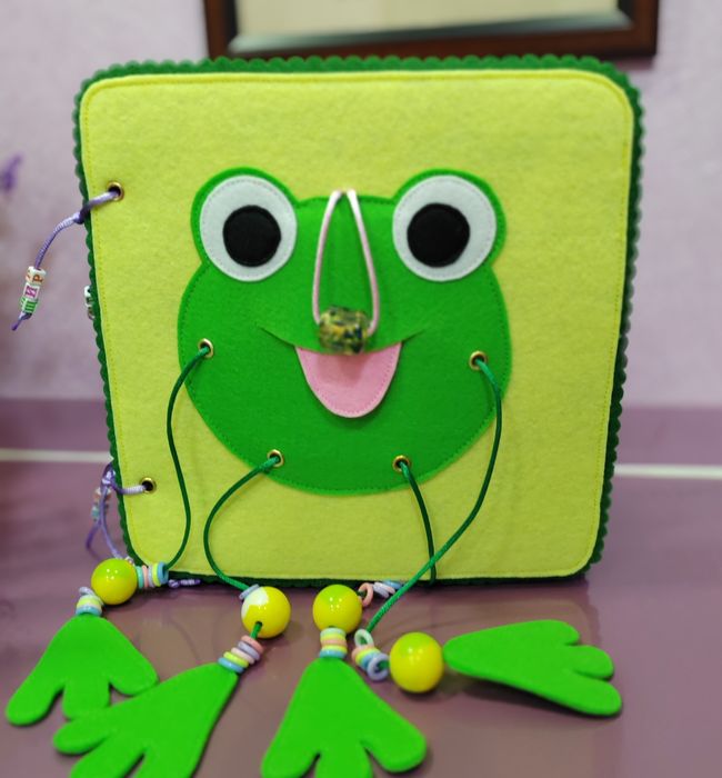 Развивающие книжки из фетра от 6 месяцев до 7 лет