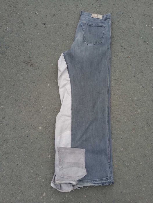 ръчно изработени дънки талия 41см дължина 112см ширина 30см