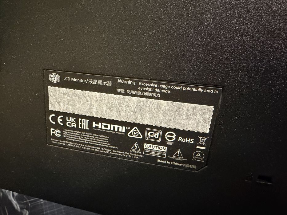Монитор CoolerMaster 2560x1440 100hz