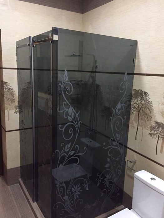 Ромбик зеркало душевой кабина