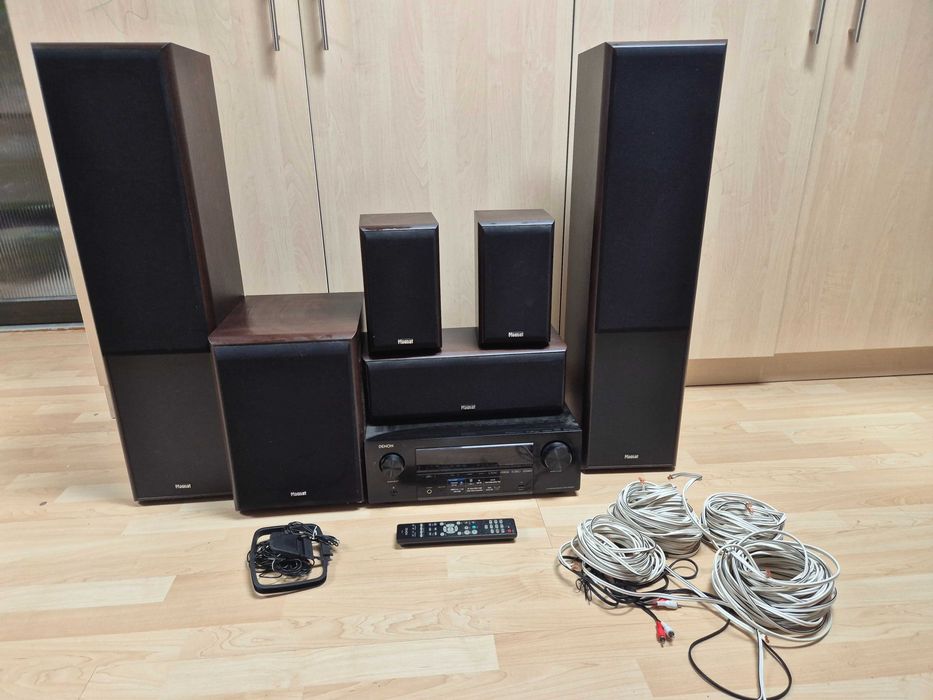 Sistem audio compus din receiver Denon + boxe Magnat Supreme