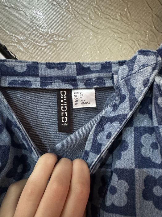 Дънкова къса рокля