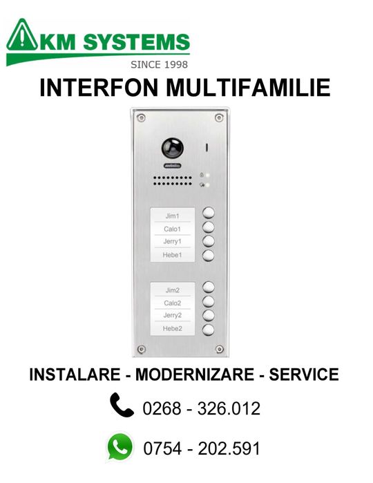 VIDEOINTERFOANE INTELIGENTE case - vile - rezidentiale