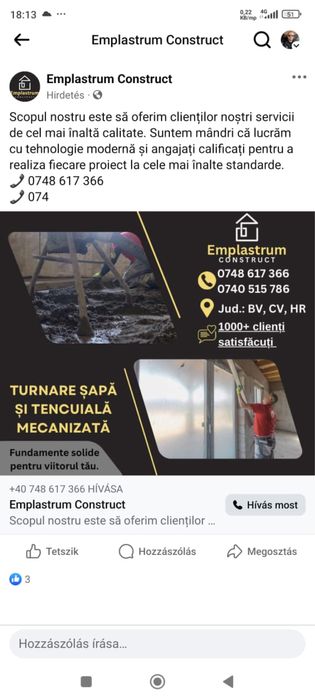 Sapa mecanizate elicopterizate si tencuiala mecanizata!!