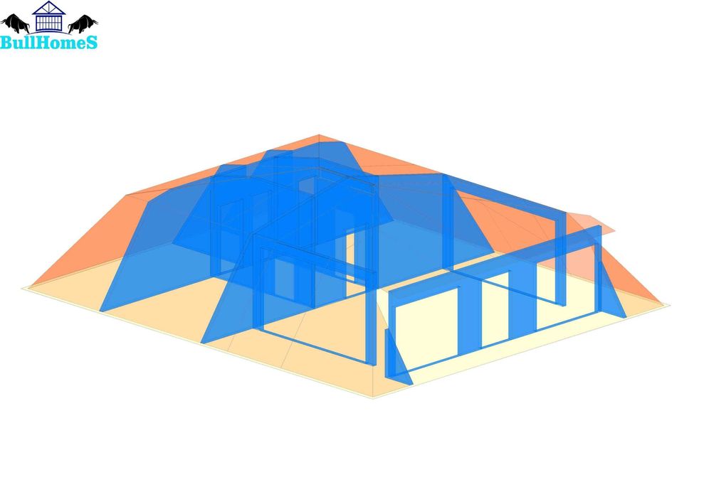 Бунгало,Бунгала,Къщи,Преместваеми,Модулни,Жилищни -160m²