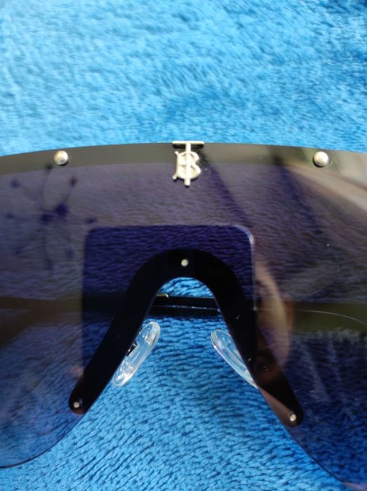 Burberry rimless shield sunglasses