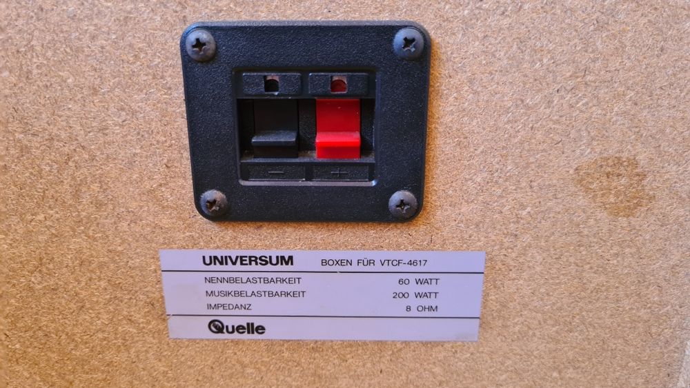 Vând sau schimb Boxe Universum VTCF-4617, 60W RMS, În Stare Impecabilă