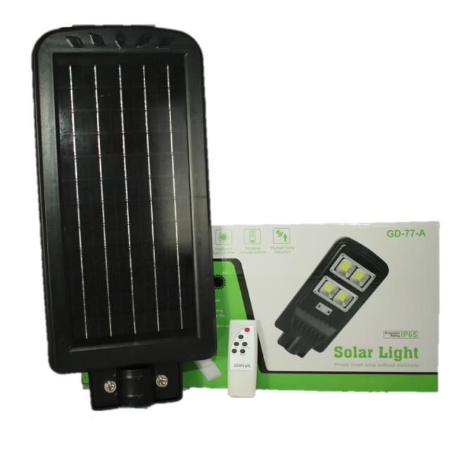 Lampa, proiector 60W, incarcare solara, cu telecomada, Led, stradala