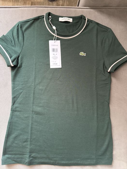 Абсолютно новая футболка Lacoste 36 р-р, 20000 тг