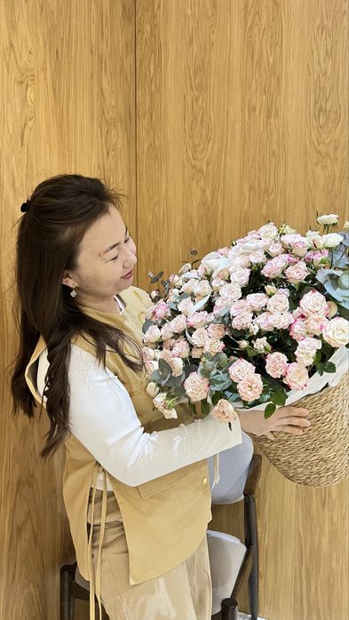 цветы свежие, бүгін келген