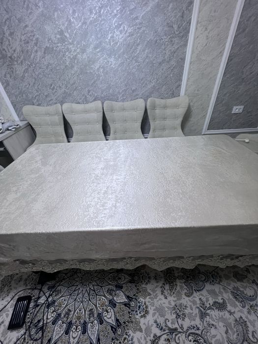 Стол со стульями в гостиную.Полностью из Ореха.Турция ARCA PREMIUM