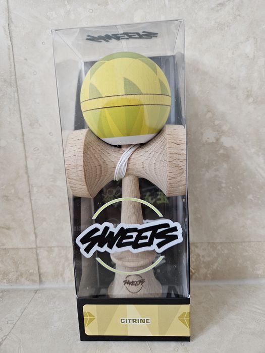 Kendama Sweets Pro CF GEM citrine, turbo shape, antiskid 2.0, sigi
