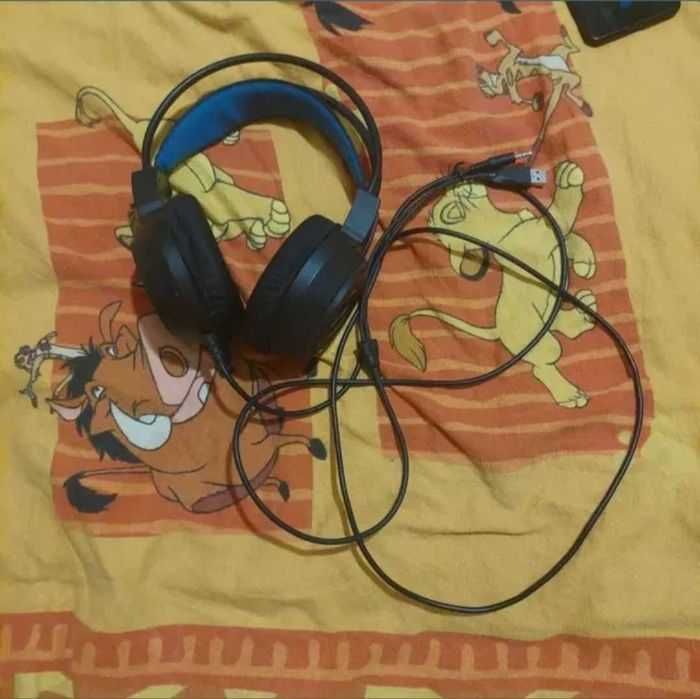 Audio,gaming căști fără microfon cu fir