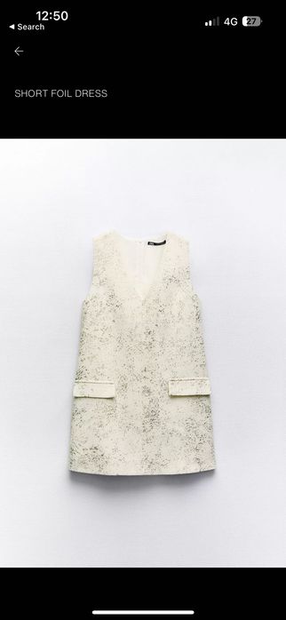 Рокля zara размер Л