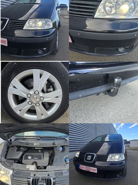 Seat Alhambra 1.9TDI 2008 4Motion/4x4/Euro4/7locuri/Xenon/Climatronic/Incalzire scaune/Senzori parcare/