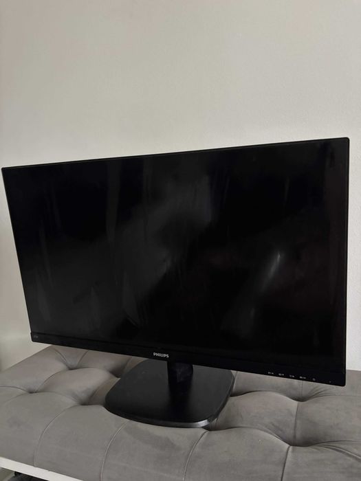 Monitor LED IPS Philips 27", Full HD, VGA, DVI, HDMI, Negru