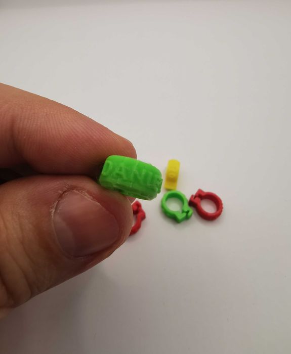 Inele porumbei personalizate set - 50buc