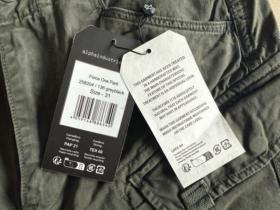Alpha Industries Force One Cargo ОРИГИНАЛНИ мъжки дънки - 31 и 32