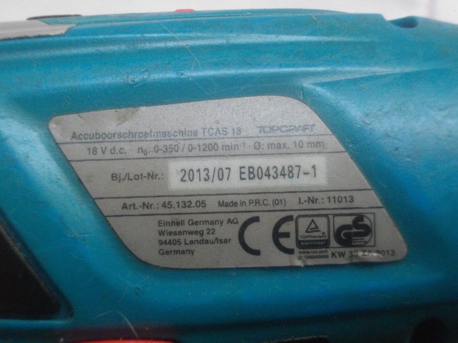 Li-ion 18V-14,4V Top Craft-B1-Kress 18-14,4 Волта Литий-Йон Винтоверт