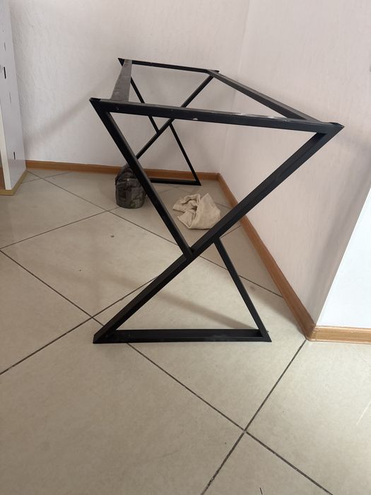 Металлическое подстолье. Стиль лофт. 150*60