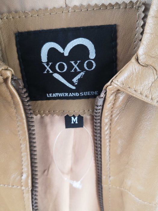 Дамско яке от естествена кожа, М