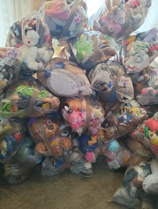 Vând jucării de pluș la sac calitate 1 extra