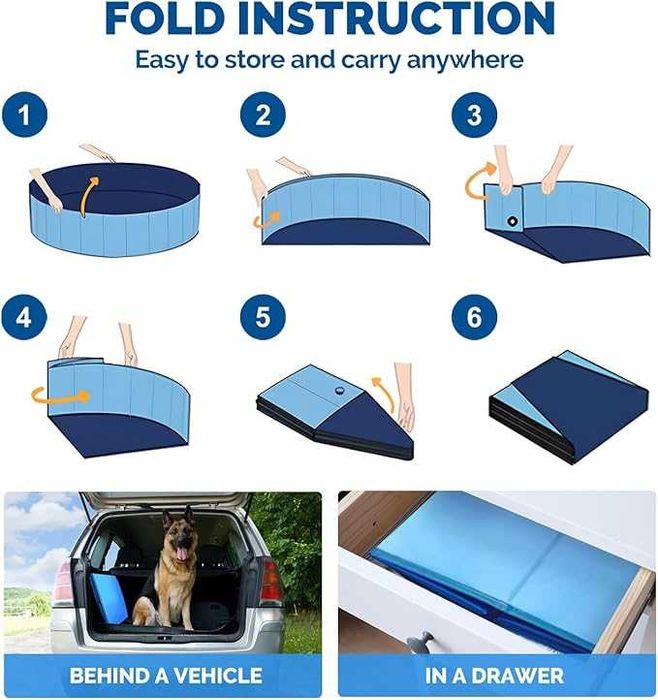 Басейн за кучета 80x 20 см PAWISE