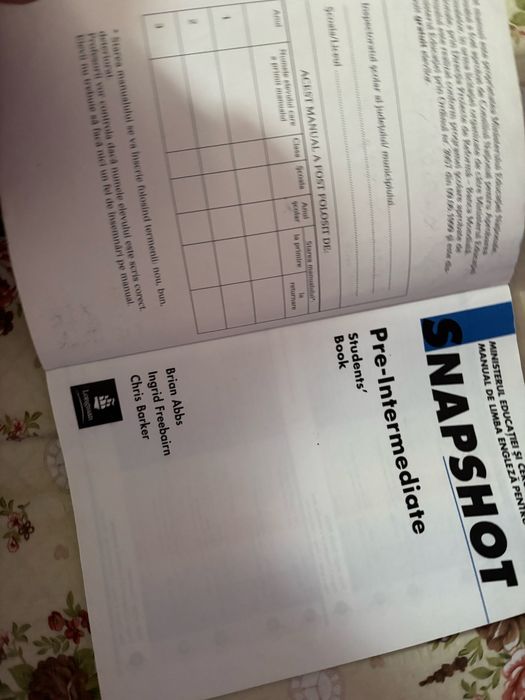 Vand carte de engleza